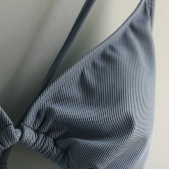 Shade & Shore string bikini set, light blue. Top size L, bottom size M - Picture 2 of 8